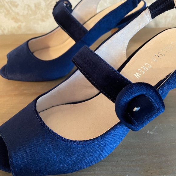 BNWT Chelsea Crew peep toe heels - Picture 4 of 6